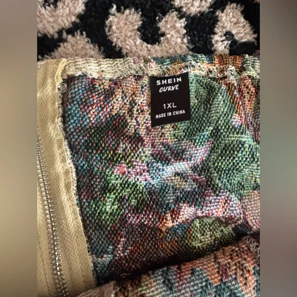 ✨SHEIN✨Floral Lace-Up Corset Top - Picture 5 of 5